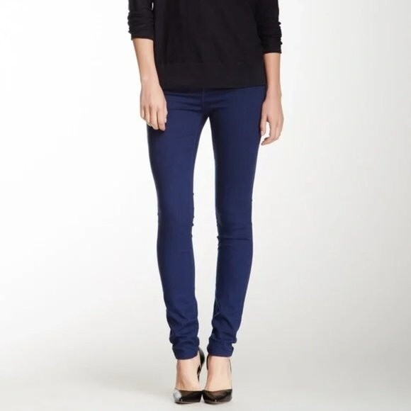 Vince Blue 5 Pocket Skinny Jeans Size 27 - Picture 1 of 13